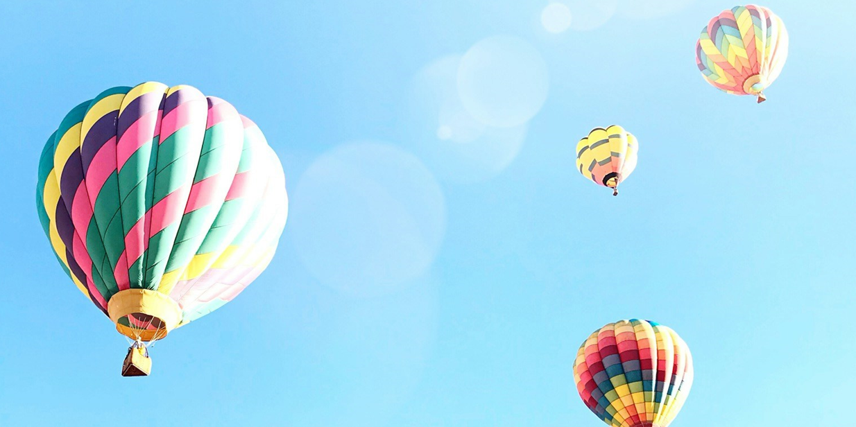 hot air balloons